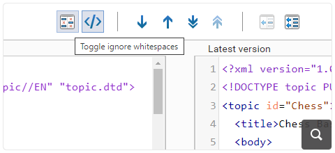 Ignore Whitespaces in Text Mode Comparisons